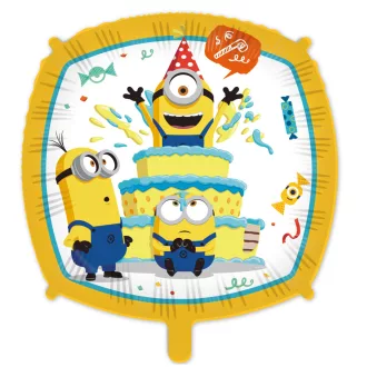 Minyonok Cake fólia lufi 46cm
