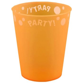 Orange, Narancssárga pohár, műanyag 250ml