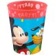 Disney Mickey Rock the House pohár, műanyag 250ml