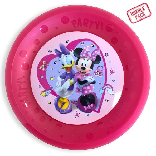 Disney Minnie Junior micro prémium műanyag tányér 4 db-os szett 21cm