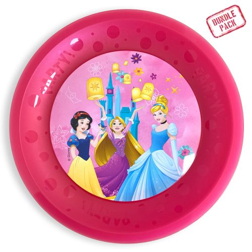 Disney Hercegnők Live Your Story micro prémium műanyag tányér 4 db-os szett 21cm