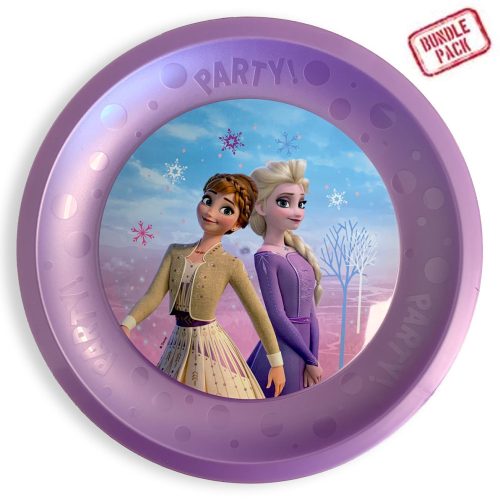 Disney Jégvarázs Wind micro prémium műanyag tányér 4 db-os szett 21cm