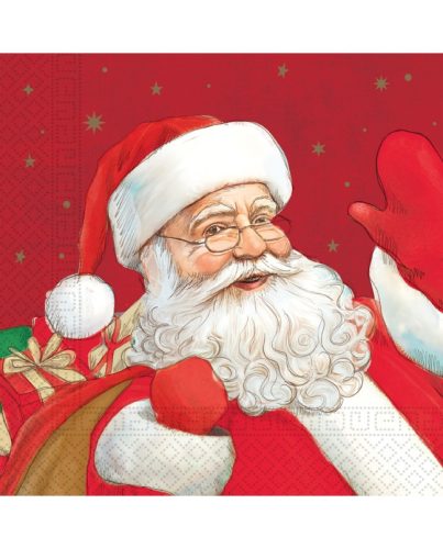 Karácsony Santa Claus szalvéta 20 db-os 33x33 cm FSC