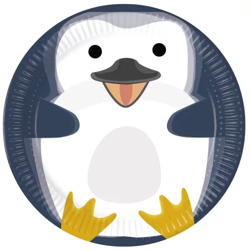 Állatos Zoo papírtányér 8 db-os 23cm FSC