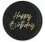 Happy Birthday Elegant papírtányér 8 db-os 23cm FSC