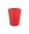 Piros Bright red micro prémium műanyag pohár 250 ml