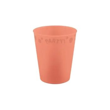   Lazacszín Pastel Salmon micro prémium műanyag pohár 250 ml