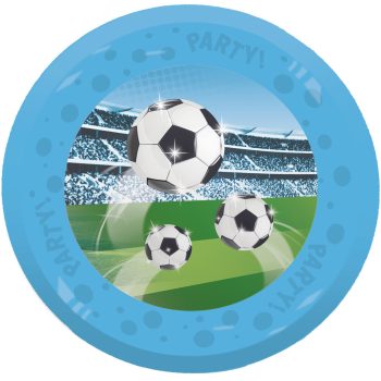   Focis Soccer Fans micro prémium műanyag lapostányér 4 db-os szett 21 cm