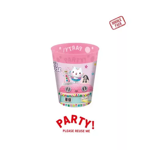 Gabi babaháza Friends micro prémium műanyag pohár szett 4 db-os 250ml