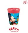 Disney Mickey Rock the House micro prémium műanyag pohár szett 4 db-os 250ml