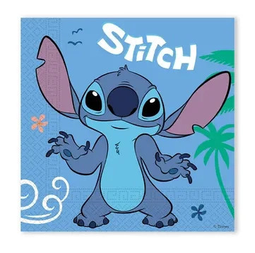 Disney Lilo és Stitch, A csillagkutya Angel szalvéta 20 db-os (33x33cm) FSC