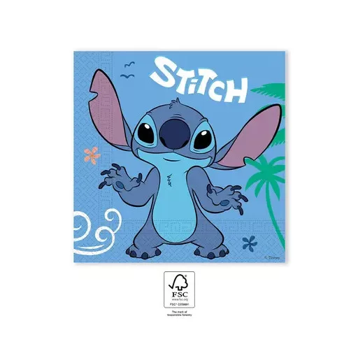 Disney Lilo és Stitch, A csillagkutya Angel szalvéta 20 db-os (33x33cm) FSC