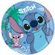 Disney Lilo és Stitch, A csillagkutya Angel papírtányér 8 db-os 20cm FSC