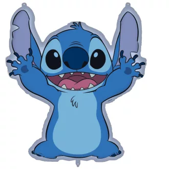 Disney Lilo és Stitch, A csillagkutya Shaped fólia lufi 76x88cm