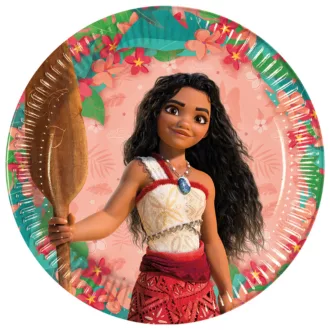 Disney Vaiana Sailing Spirit papírtányér 8 db-os 23cm FSC