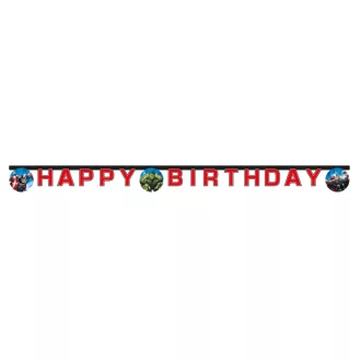 Bosszúállók Evergreen Happy Birthday felirat FSC 2 m