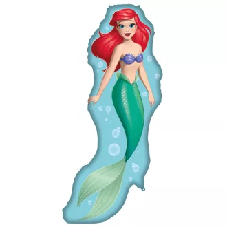 Disney Hercegnők Ariel Curious fólia lufi 40x99cm