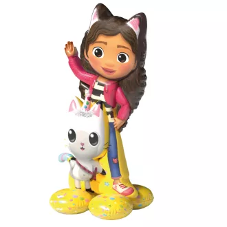 Gabi babaháza Friends Wave 3D fólia lufi 78 cm