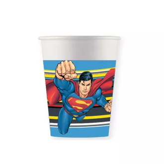 Superman Krypton papír pohár 8 db-os 200ml FSC
