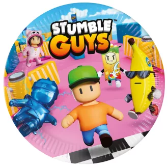 Stumble Guys Chaos Runner papírtányér 8 db-os 23 cm FSC
