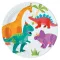 Dinoszaurusz Party papírtányér 8 db-os 23cm FSC