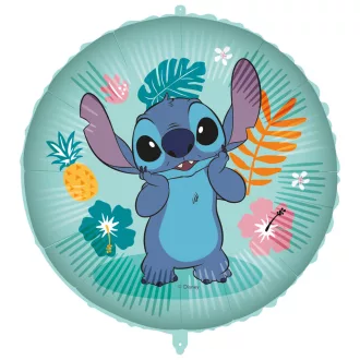 Disney Lilo és Stitch, A csillagkutya Hawaii fólia lufi 46cm