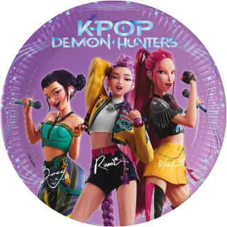 K-pop Démonvadászok Honmoon papírtányér 8 db-os 20cm FSC