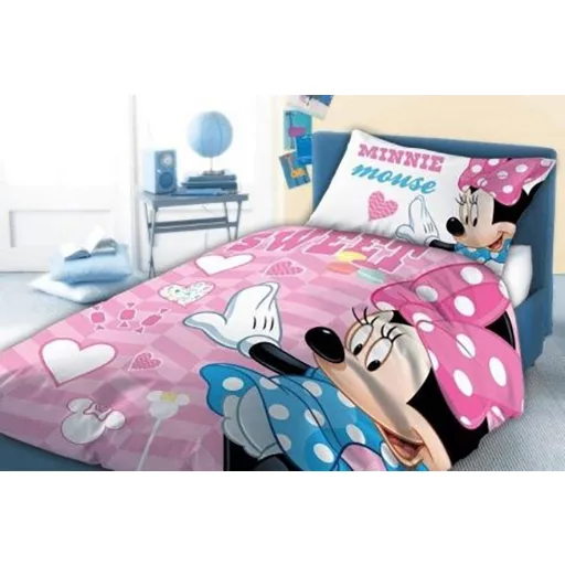 Disney Minnie ágyneműhuzat 100×135cm, 40×60 cm