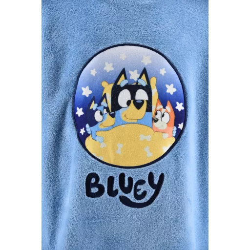 Bluey Stars belebújós plüss polár pulóver, poncsó 6/8 év
