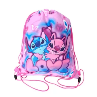 Disney Lilo és Stitch, A csillagkutya Love sporttáska, tornazsák 37cm