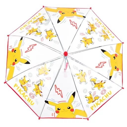 Pokémon Thunder gyerek átlátszó esernyő 72 cm