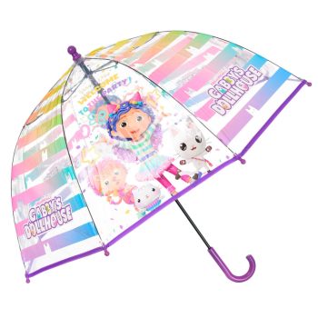Gabi babaháza Welcome gyerek átlátszó esernyő 72 cm