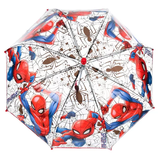 Pókember Web Power gyerek átlátszó esernyő 72 cm