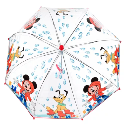 Disney Mickey Fun Day gyerek átlátszó esernyő 72 cm