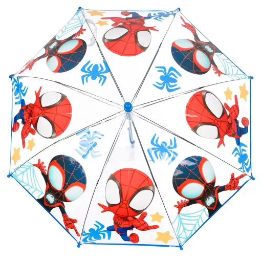 Pókember Spidey Hero gyerek átlátszó esernyő 72 cm