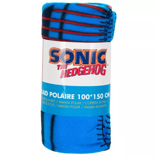 Sonic, a sündisznó Built for Speed polár takaró 100x150 cm
