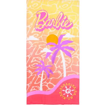 Barbie Palm fürdőlepedő, strandtörölköző 70x140 cm