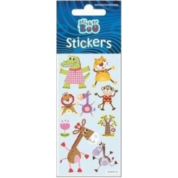 Állatos matrica ezüst díszítéssel