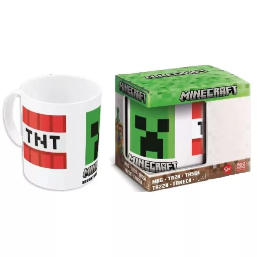 Minecraft Adaptation porcelán bögre 325 ml Díszdobozban