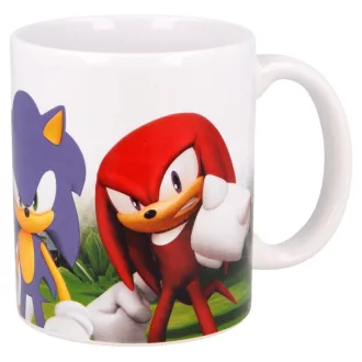Sonic, a sündisznó Power Trio porcelán bögre 325 ml Díszdobozban