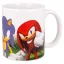 Sonic, a sündisznó Power Trio porcelán bögre 325 ml Díszdobozban