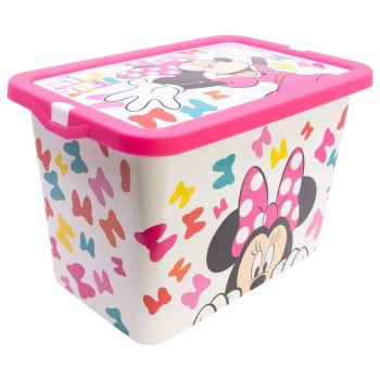 Disney Minnie Edgy Bows műanyag tároló doboz 7L