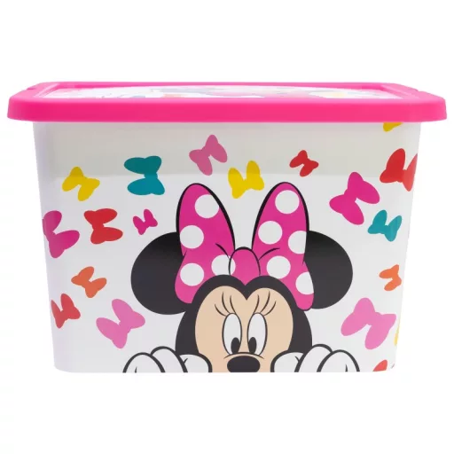 Disney Minnie Edgy Bows műanyag tároló doboz 7L