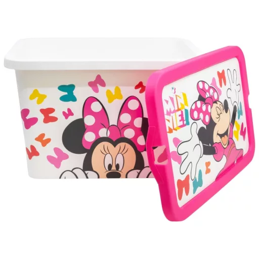 Disney Minnie Edgy Bows műanyag tároló doboz 7L