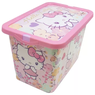 Hello Kitty Pastel műanyag tároló doboz 7L