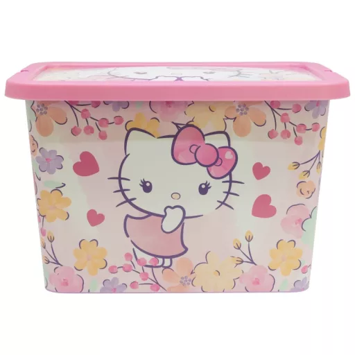 Hello Kitty Pastel műanyag tároló doboz 7L