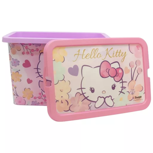 Hello Kitty Pastel műanyag tároló doboz 7L
