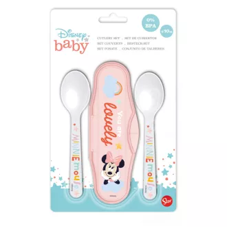 Disney Minnie baba utazó evőeszköz készlet