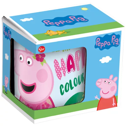 Peppa malac Pink porcelán bögre 235 ml Díszdobozban