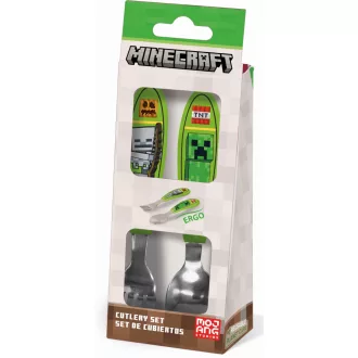 Minecraft Core fém ergo evőeszköz készlet - 2 darabos